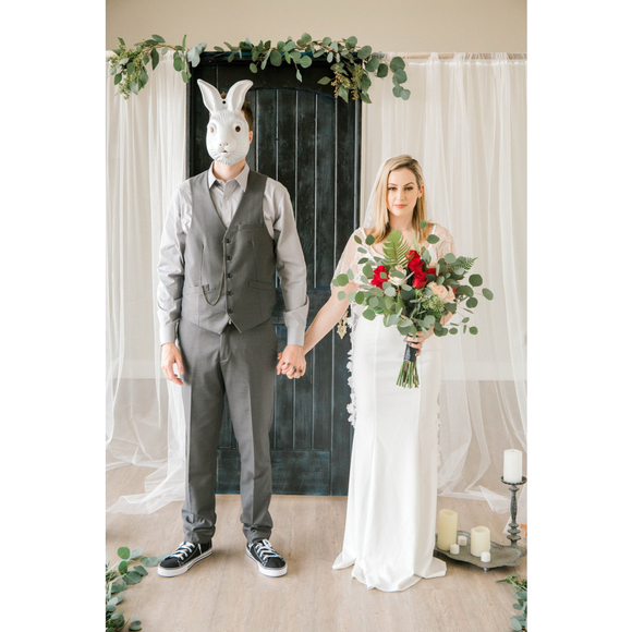 3D Floral Wedding Veil: Handmade Nylon Fingertip Veil Bridal Bride main image 5